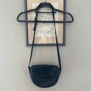 Spell Midnight Navy Shimmering Leather Bag